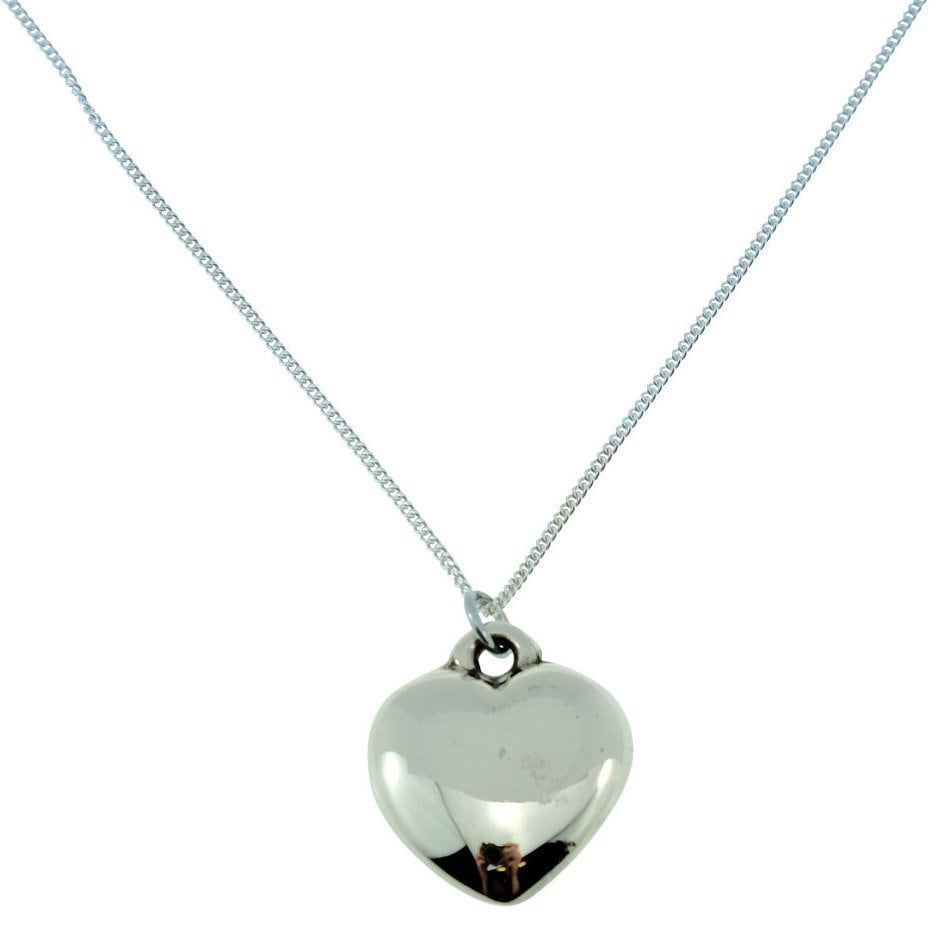 Polished Bronze Heart Pendant