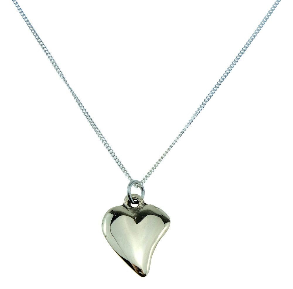 Bronze Off-Shaped Heart Necklace