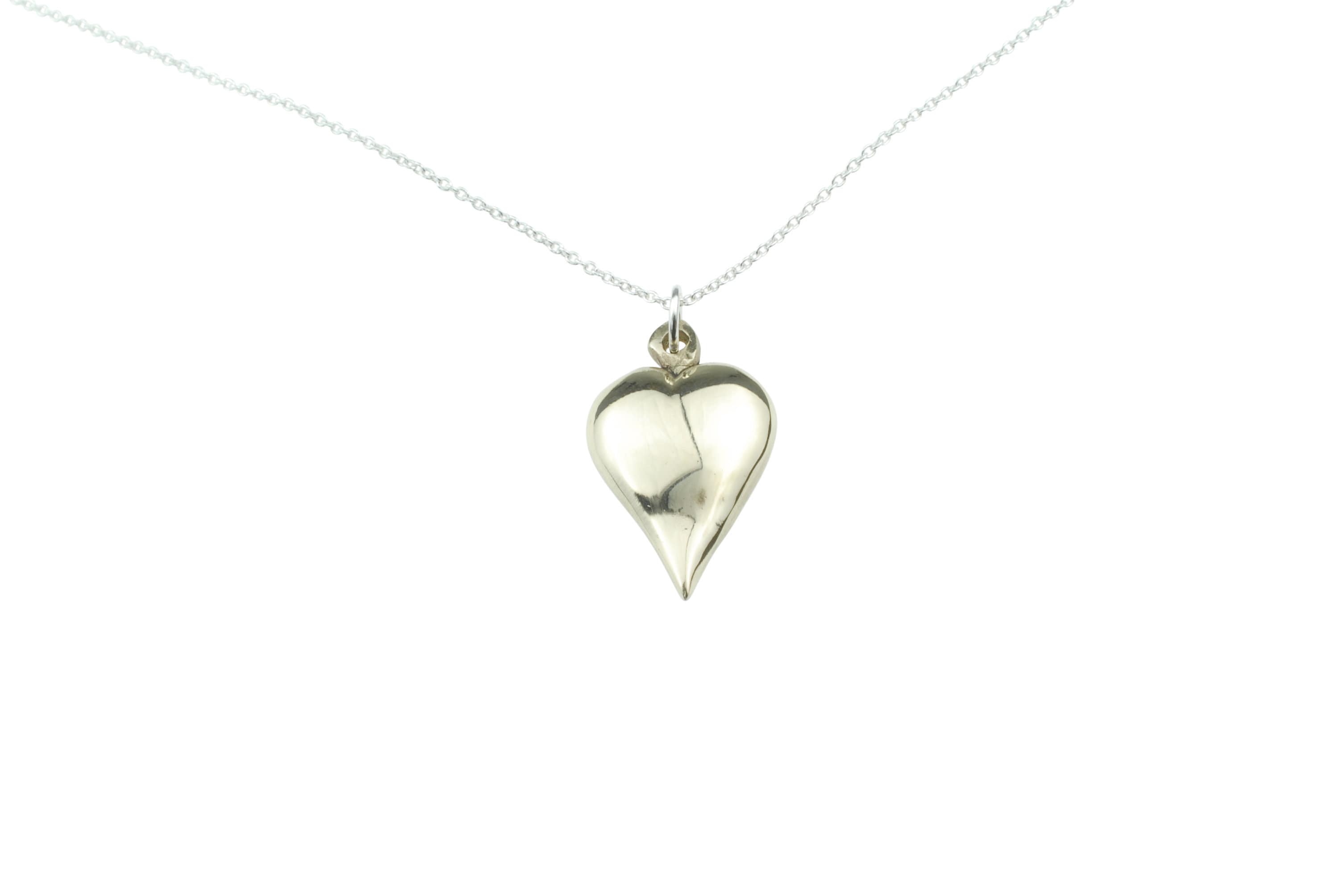 Bronze Mis-Shaped Heart Pendant