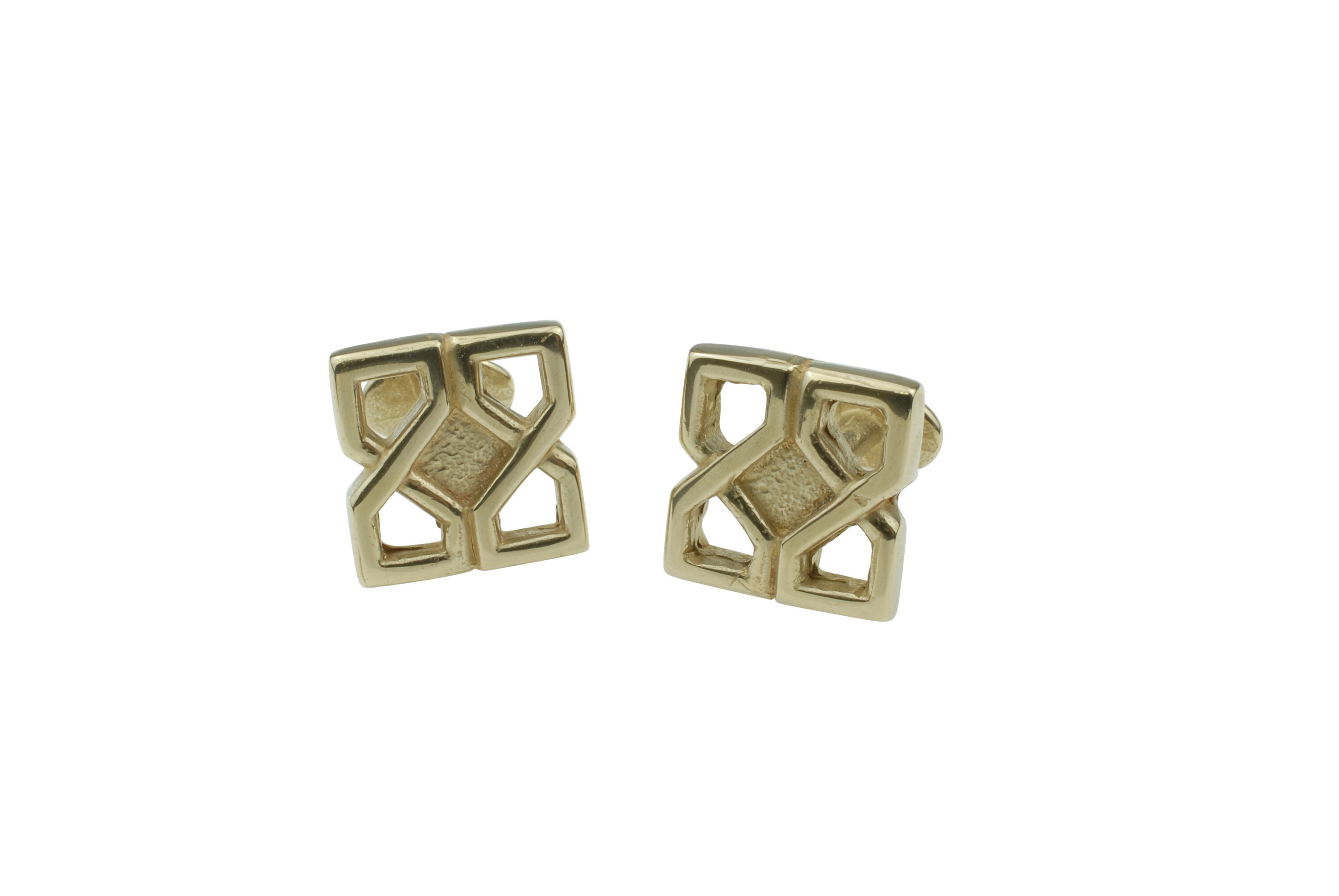 Celtic Knot Solid Bronze Cufflinks